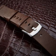 BStrap Fine Leather pašček za Garmin Vivoactive 5, brown