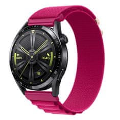 BStrap Nylon Loop pašček za Garmin Vivoactive 5, carmine