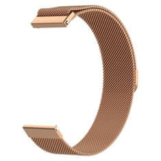 BStrap Milanese pašček za Garmin Vivoactive 5, rose gold