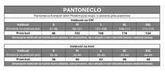 PANTONECLO Komplet dveh Moških polo majic iz pike pletenine - rebrast ovratnik in manšete, Črna in siva, XL