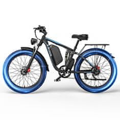 E·Bycco Električno kolo EB7Pro za odrasle 2000 W AWD, 52 V 23 Ah baterija, največ 50 km/h, 7-stopenjsko električno kolo Fat Tire