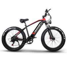 Tifgalop ES28 Električno kolo za odrasle 26 "Električno gorsko kolo z 48V 18Ah odstranljivo baterijo 1000W Fat Bike