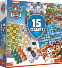 Trefl Set 15 družabnih iger Paw Patrol