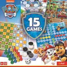 Trefl Set 15 družabnih iger Paw Patrol