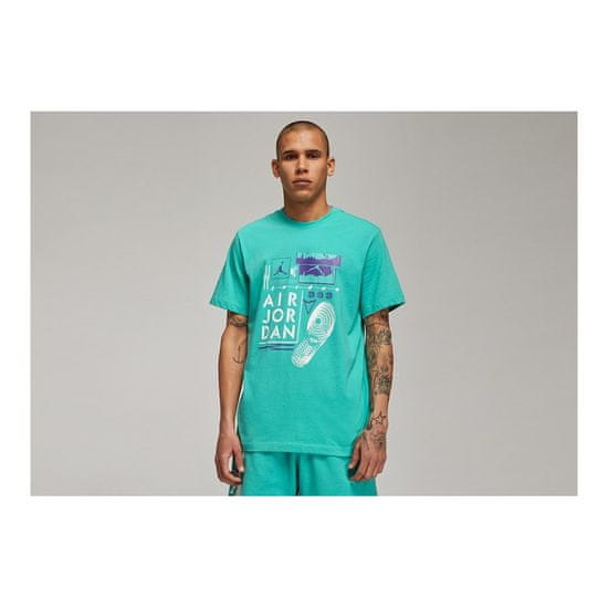 Nike Majice turkizna Air Jordan Brand Graphic Crew 2