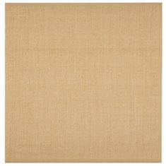 Vidaxl Preproga naravni sisal 100x100 cm