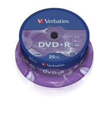 DVD+R AZO 4,7GB, 16x, vreteno 25 kosov