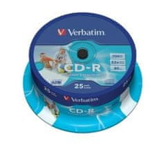 CD-R(25 pakiranj)Vreteno/ tiskljivo/52x/700MB