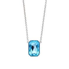 Oliver Weber Decentna ogrlica z modrim kristalom Swarovski 12449 202