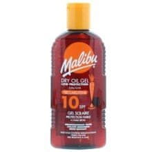 Malibu Malibu - Dry Oil Gel With Carotene SPF10 - Voděodolný olejový gel na opalování s karotenem 200ml