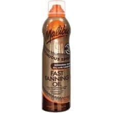 Malibu Malibu - Continuous Spray Fast Tannin Oil With Carotene - Urychlovací přípravek na opalování ve spreji 175ml 