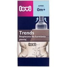 LOVI LOVI - Trends Bottle 0m+ Beige - Kojenecká lahev 120ml 