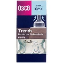 LOVI LOVI - Trends Bottle 0m+ Green - Kojenecká lahev 120ml 