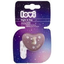 LOVI LOVI - Night & Day Soother Holder Girl - Klip na dudlík 1.0ks 