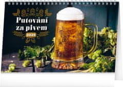 Notique Namizni koledar Potovanje za pivo 2025, 23,1 x 14,5 cm