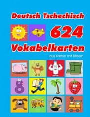Deutsch Tschechisch 624 Vokabelkarten aus Karton mit Bildern: Wortschatz karten erweitern grundschule für a1 a2 b1 b2 c1 c2 und Kinder