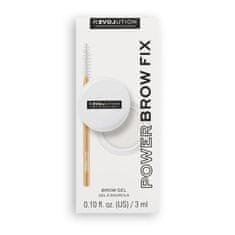 Revolution Power Brow Fix fiksacijski gel za obrvi 3 ml