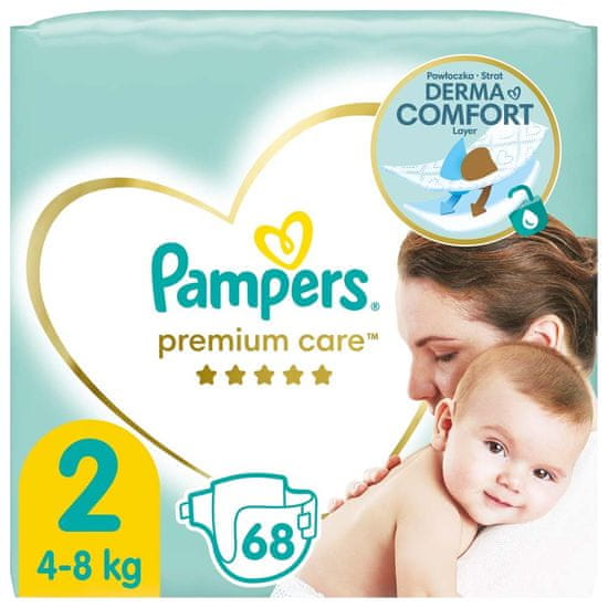 Pampers Premium Care plenice za enkratno uporabo 2 (4-8 kg) 68 kosov