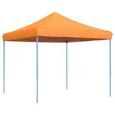Vidaxl Zložljivi pop-up šotor za zabave oranžna 292x292x315 m