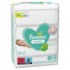 Pampers Sensitive vlažni robčki, 4 pakiranja = 320 kosov