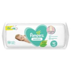 Pampers Sensitive vlažni robčki, 4 pakiranja = 320 kosov