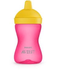 Philips Avent Grippy skodelica s trdim izlivom 300 ml deklica