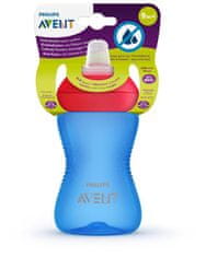 Philips Avent Grippy skodelica z mehkim izlivom 300 ml deček