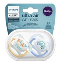 Philips Avent Ultra Air Play dude 0-6m, deček, 2 kosa