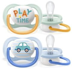 Philips Avent Ultra Air Play dude 0-6m, deček, 2 kosa