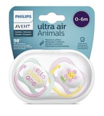 Philips Avent Ultra Air Play dude 0-6m deklica, 2 kosa