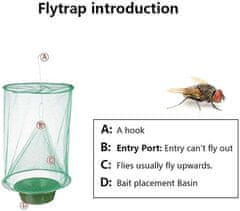 Netscroll Viseča mreža za lovljenje mrčesa in žuželk, FlyCatcher