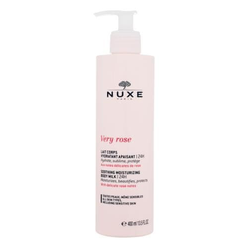 Nuxe Very Rose Soothing Moisturizing Body Milk pomirjajoč in vlažilen losjon za telo z vonjem vrtnice za ženske