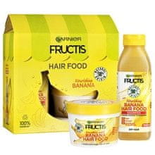 Garnier GARNIER - Banana Hair Food Set - Cosmetic set for dry hair 