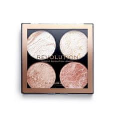 Makeup Revolution Cheek Kit paletka visoko pigmentiranih osvetljevalcev in bronzerjev 8.8 g Odtenek take a breather