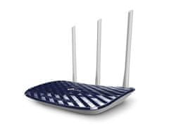 TP-Link Archer C20v5 AC750 dvopasovni usmerjevalnik Wi-Fi, 433 Mb/s pri 5 GHz + 300 Mb/s pri 2,4 GHz, 5 priključkov 10/100M, 3 antene