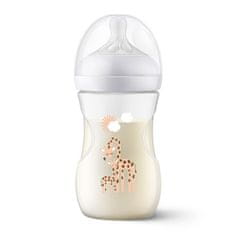 Philips Avent Avent Steklenička Natural Response 260 ml +1m žirafa