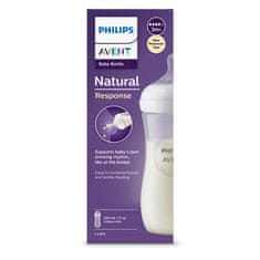 Philips Avent Avent Steklenička Natural Response 330 ml +3m