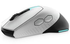 DELL miška Alienware Wireless /Wireless/ Gaming Mouse/ AW610M Lunar Light