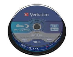 Verbatim BD-R DL 50 GB 6x 10 kosov