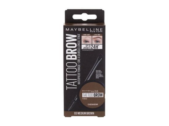 Maybelline Maybelline - Tattoo Brow Lasting Color Pomade 03 Medium Brown - za ženske, 4 g