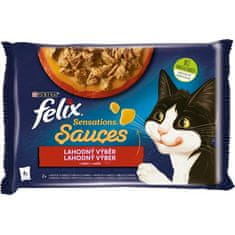 Felix Kapsule za mačke .-Sens.Sauce Surpr.Multipack puran 4 x 85 g