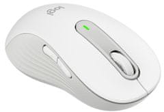 Logitech Mouse Signature M650 Velika/optična/brezžična/400-2000 dpi/5 gumbov/ bolt/svetlo siva/levoročna