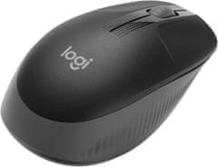 Logitech M190/Office/Optical/1,000 DPI/Wireless USB/Black