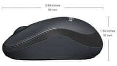 Logitech M220/Office/Optical/1,000 DPI/Wireless USB/Black