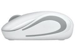 Logitech Logitechova brezžična mini miška M187 - EMEA - BELA