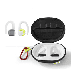 Hama slušalke Bluetooth Spirit Athletics s sponko, pikami, polnilnim kovčkom, bele barve