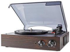 Nedis Gramofon / 1x stereo RCA/ 18 W/ vgrajen (pred)ojačevalnik/ pretvorba MP3/ ABS/ MDF/ rjava