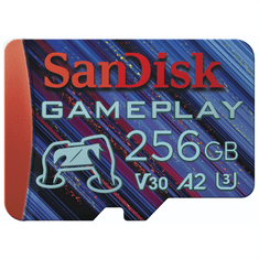 SanDisk GamePlay microSDXC UHS-I kartica, 256 GB Gaming microSDXC, 190 MB/s, 130 MB
