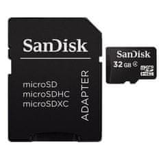 SanDisk Pomnilniška kartica microSDHC 32 GB razreda 4 + adapter