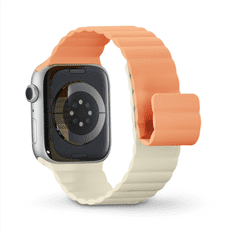 Hama Fantastic Feel, trak za Apple Watch 38/40/41 mm, magnetni, oranžna/bež